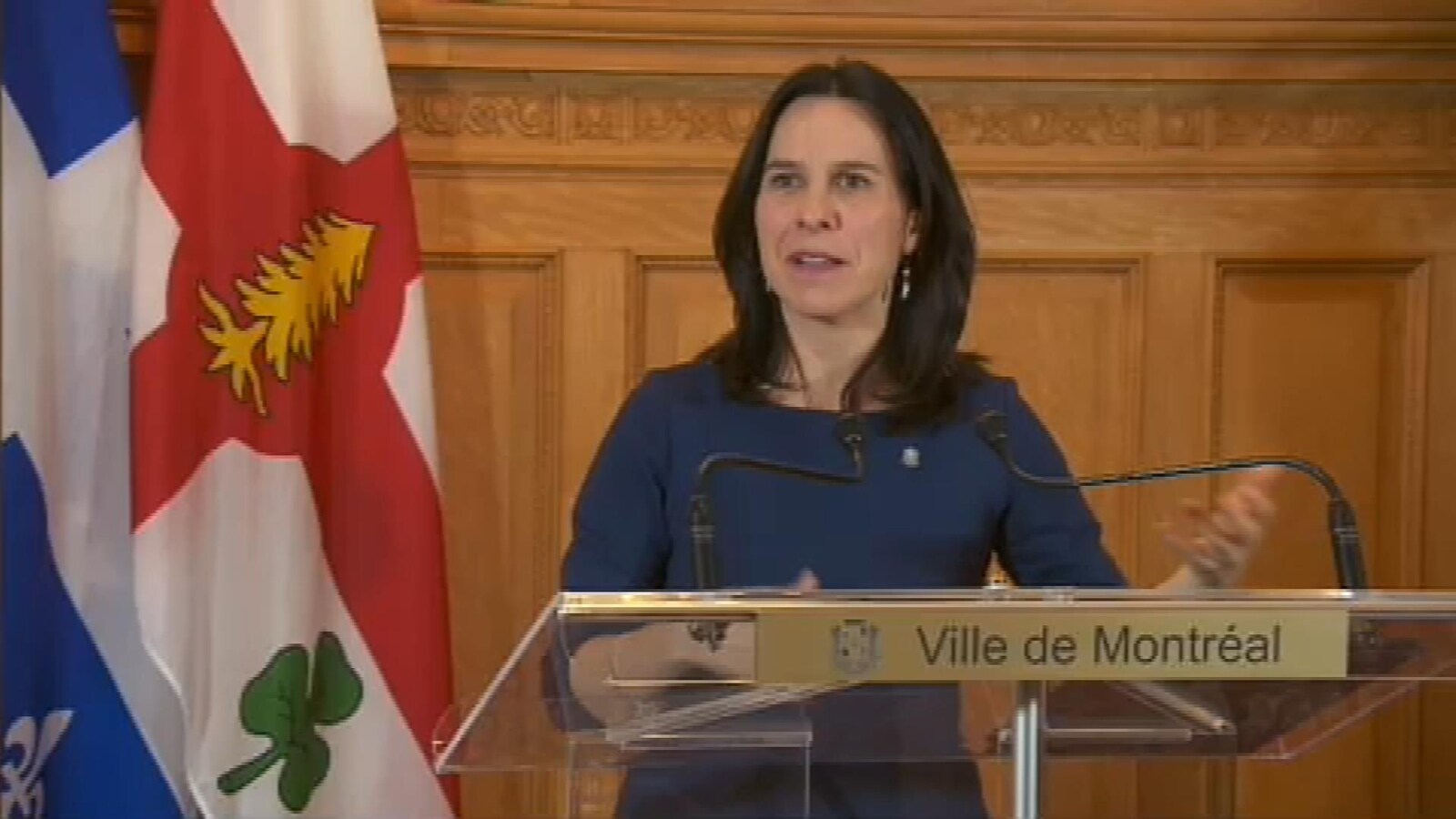 La mairesse de Montréal, Valérie Plante, commente le budget de Québec.