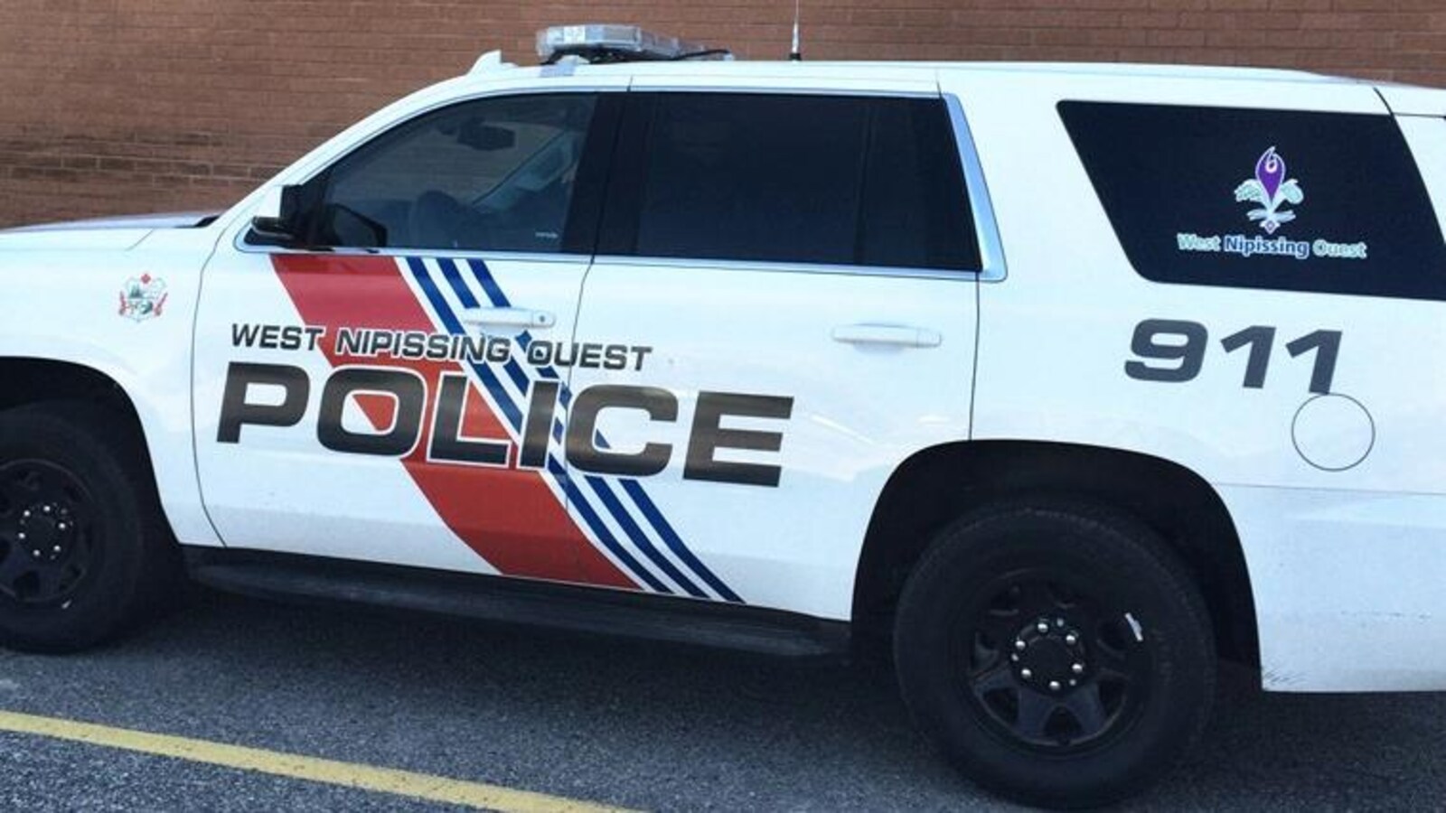 Un véhicule de la police de la municipalité de Nipissing Ouest.