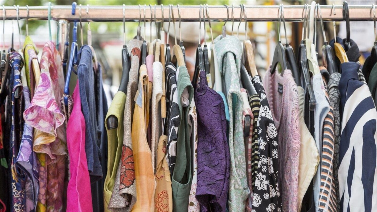 Des vêtements de seconde main