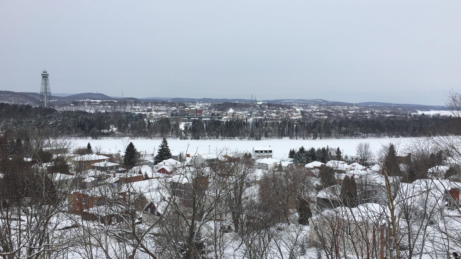 Vue sur la Cité de l'Énergie