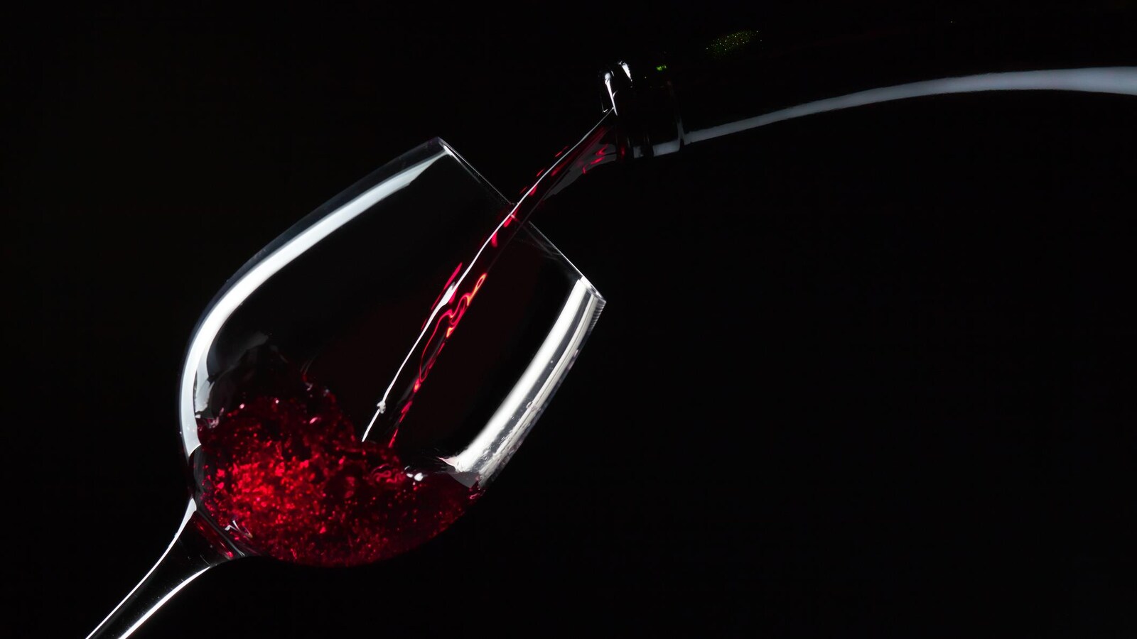 Un verre de vin.