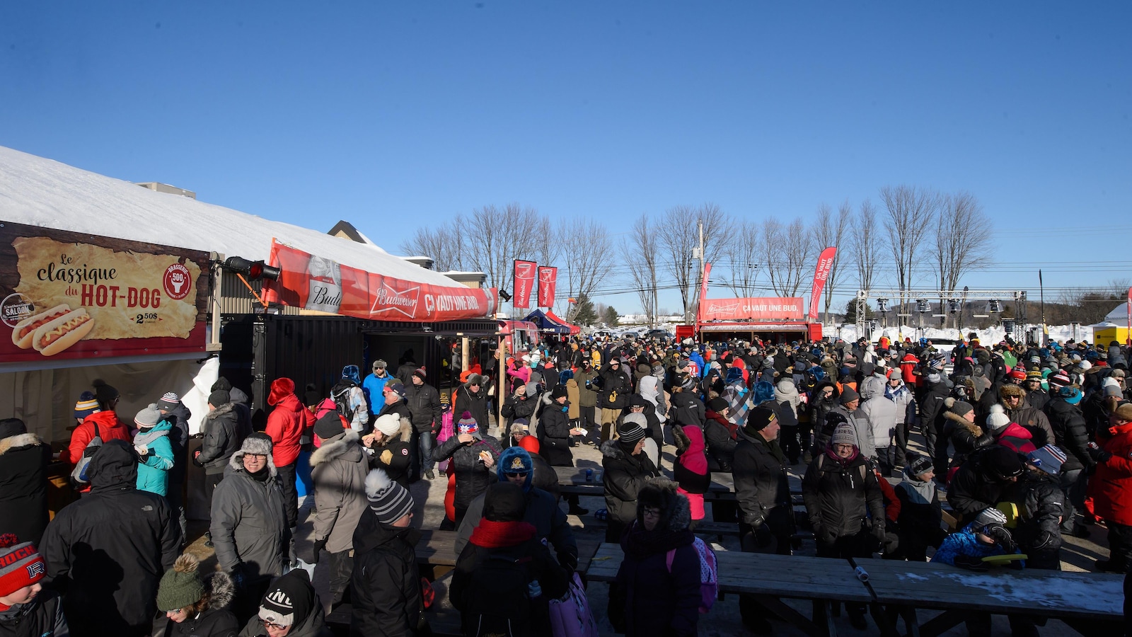La fête d'avant-match de la Classique hivernale 2019 à Saint-Tite.