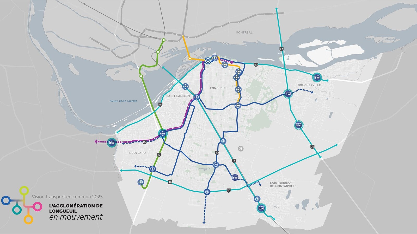 Transport en commun : les attentes des maires de l'agglomération de Longueuil | ICI.Radio-Canada.ca