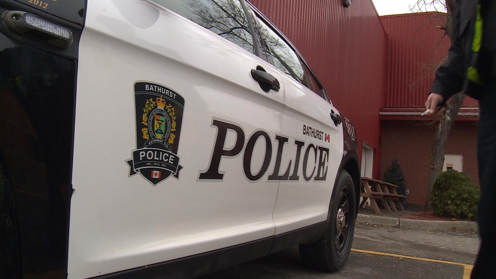 Une voiture de la police de Bathurst
