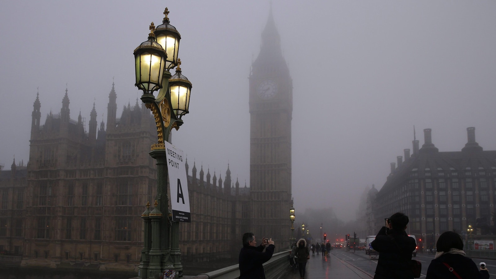 Le palais de Westminster à Londres