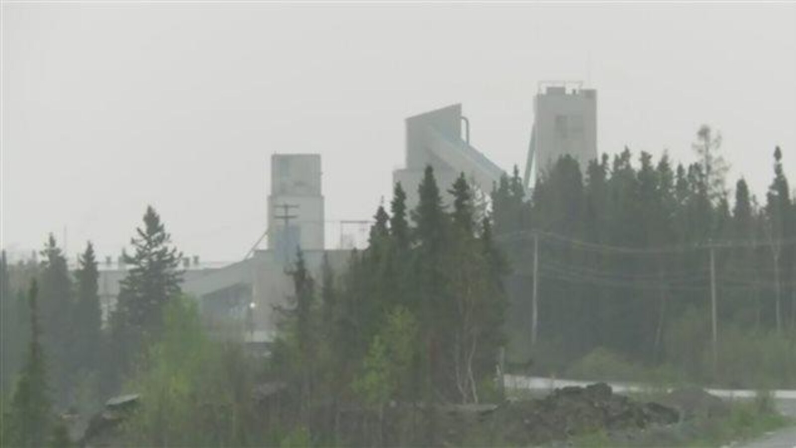 La mine Westwood d'Iamgold, près de Rouyn-Noranda en Abitibi-Témiscamingue