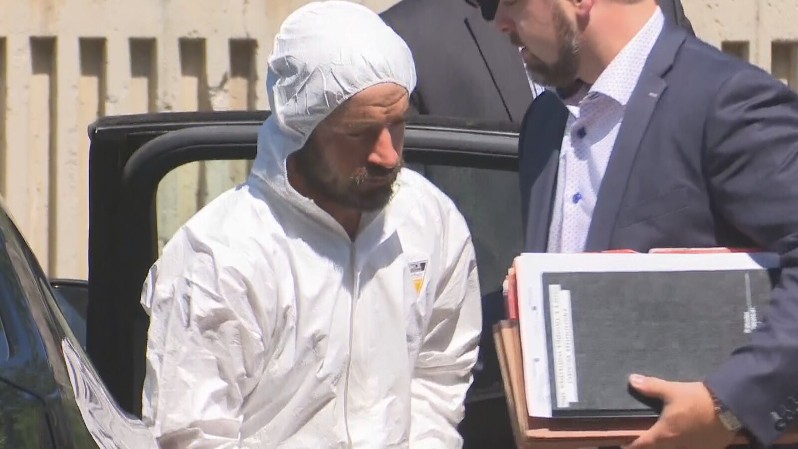 William Beaulieu, à son arrivée au palais de justice de Rivière-du-Loup
