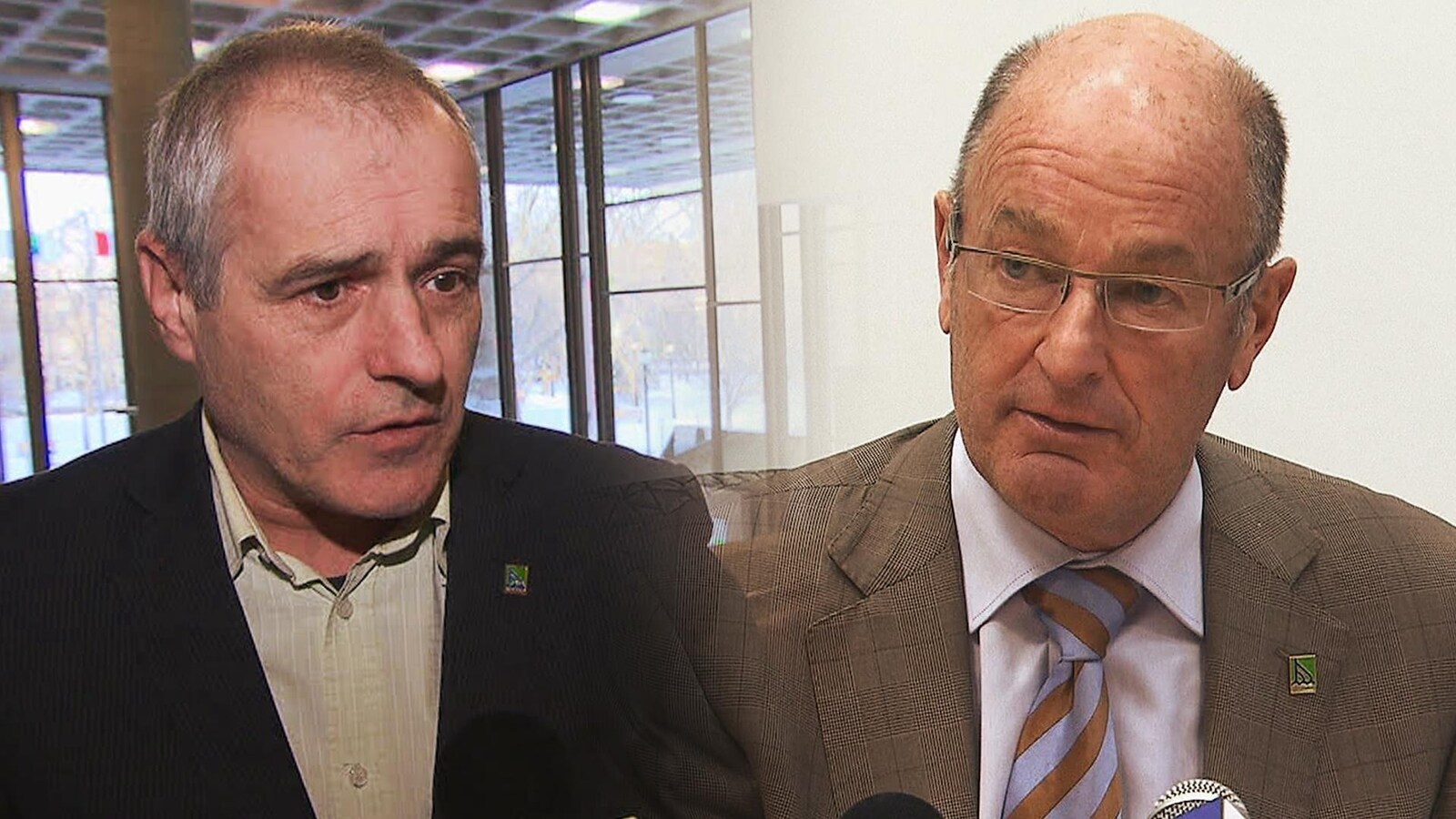 Yvan Toutant, porte-parole à la Ville de Trois-Rivières depuis 2004, et Yves Lévesque, ex-maire de Trois-Rivières.