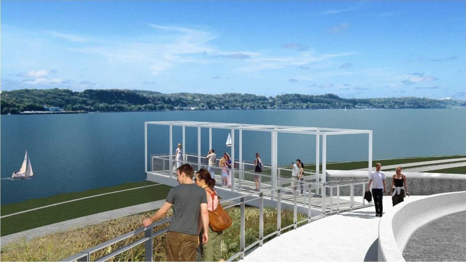 La Ville de Québec de concert avec la Commission de la Capitale Nationale vont aménager un belvédère dans la côte de Sillery.