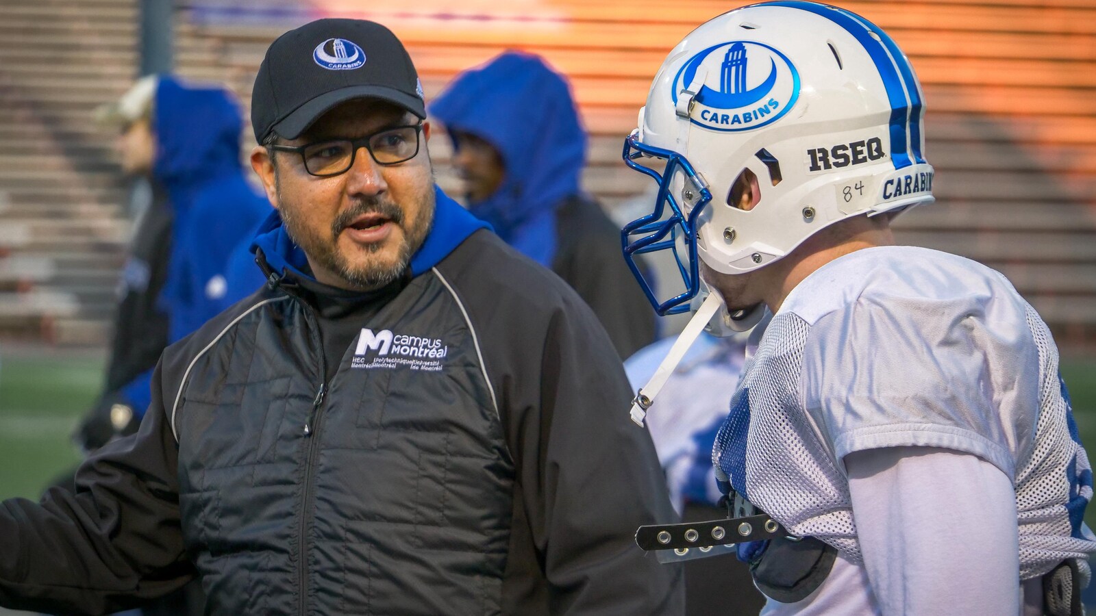 Anthony Calvillo (gauche) et Mathieu Renault (droite)