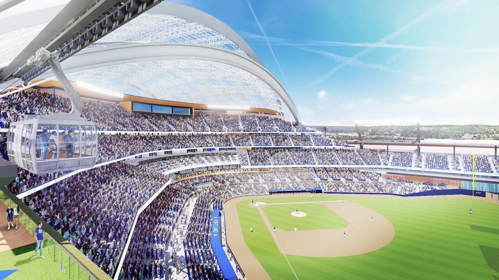 Portland a son projet de stade pour attirer le baseball majeur ICI