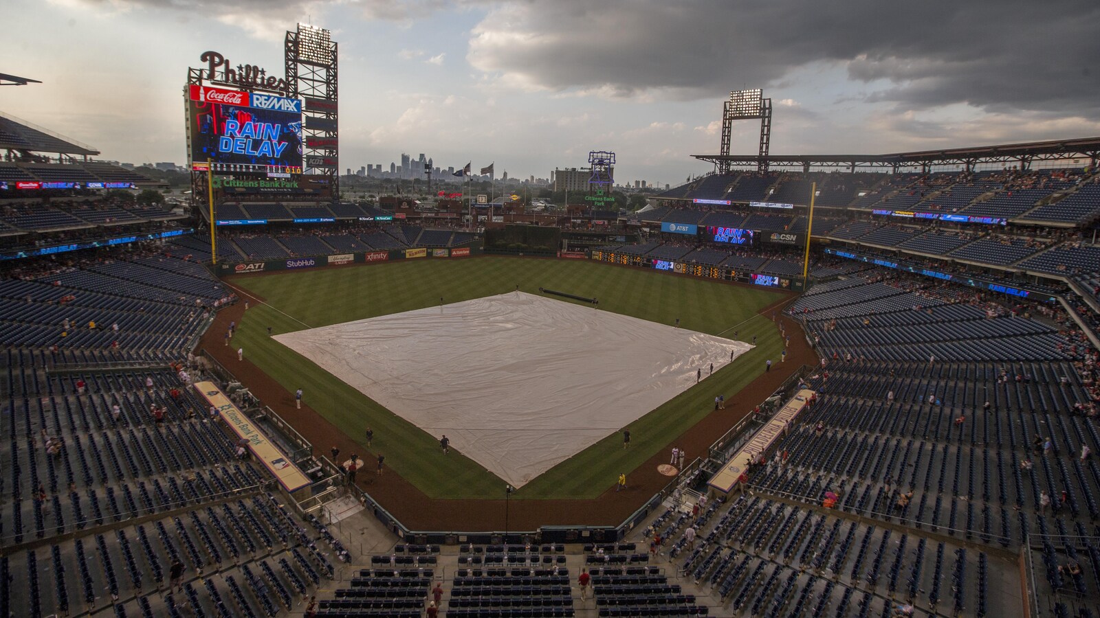 Le Citizens Bank Park, domicile des Phillies de Philadelphie.