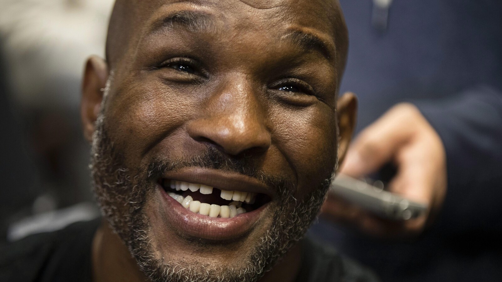 Bernard Hopkins, photographié avant son dernier combat, le 5 décembre 2016