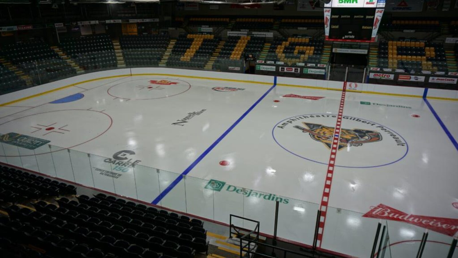 Le Colisée Desjardins, domicile des Tigres de Victoriaville