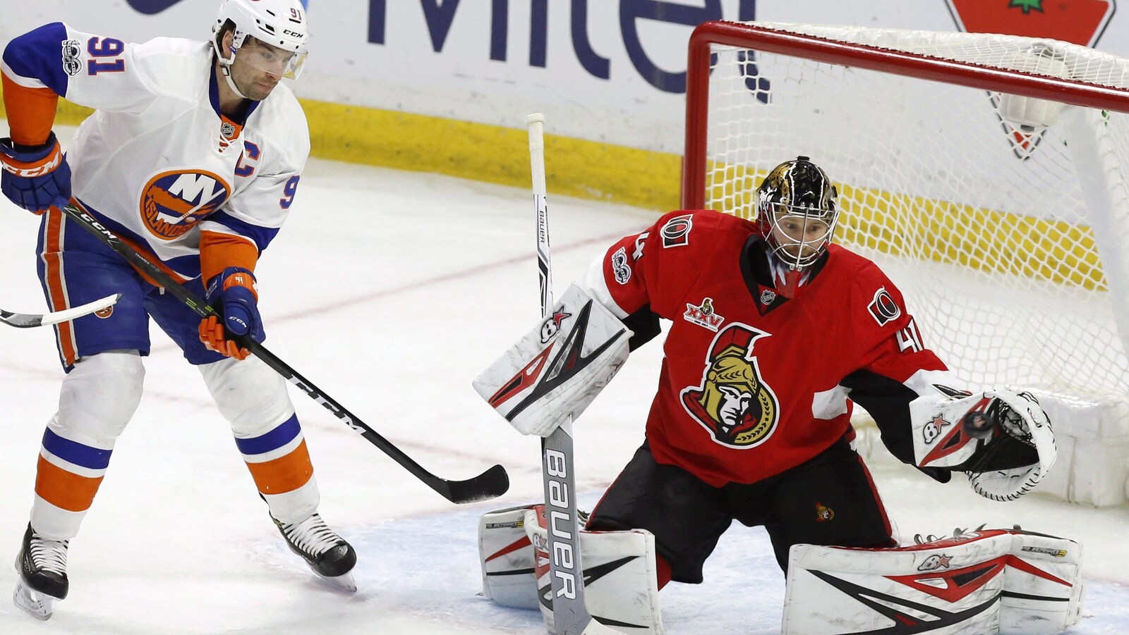 John Tavares et Craig Anderson