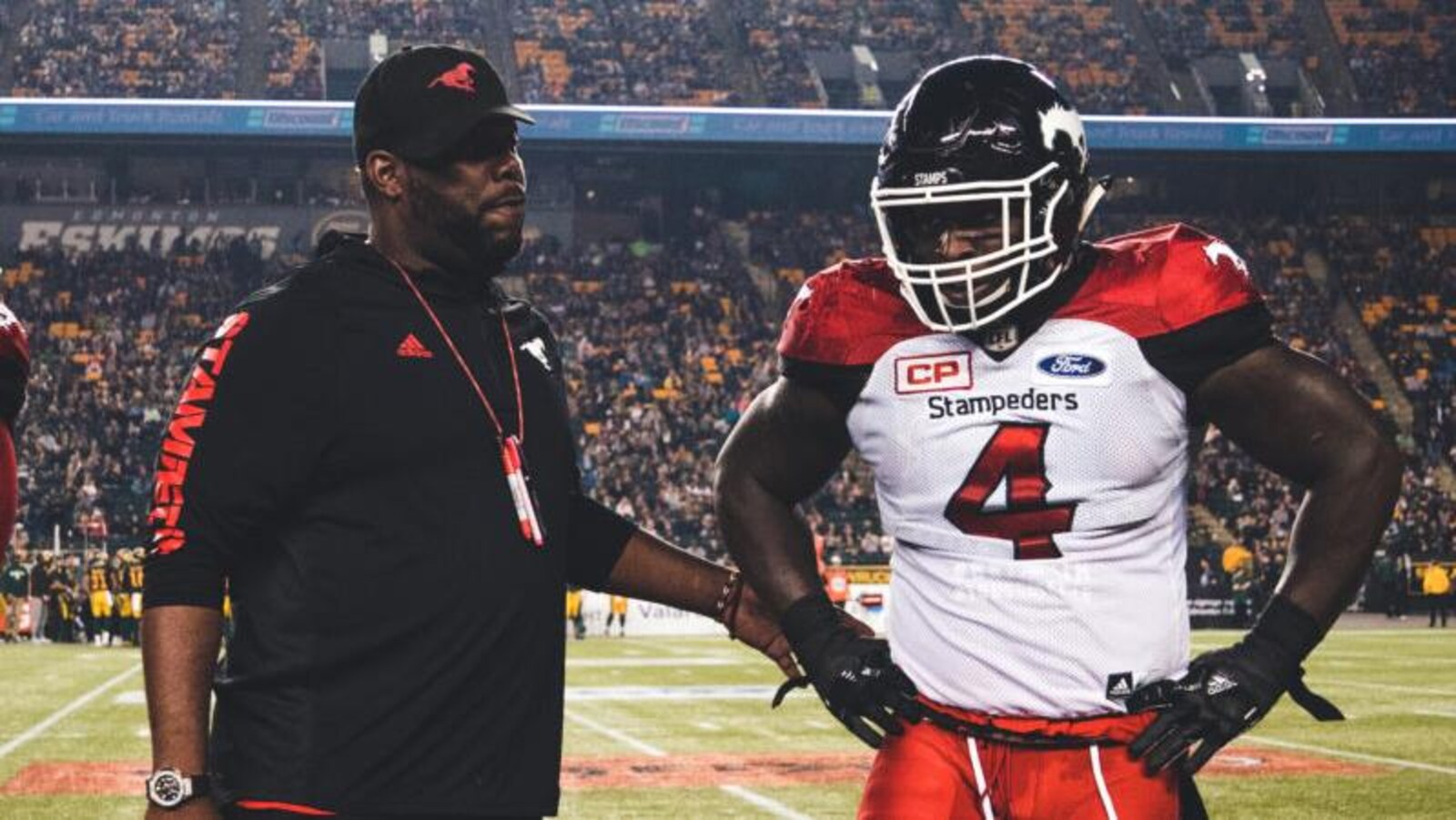 DeVone Claybrooks dans son rôle de coordonnateur défensif avec les Stampeders de Calgary