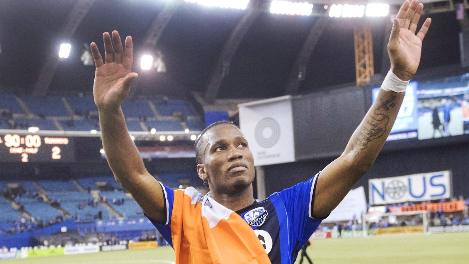 Didier Drogba fait ses adieux au public montréalais