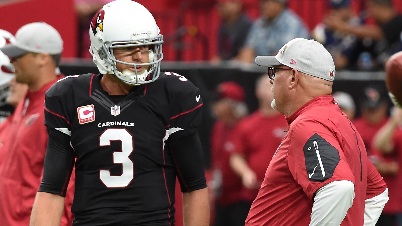 Carson Palmer et Bruce Arians
