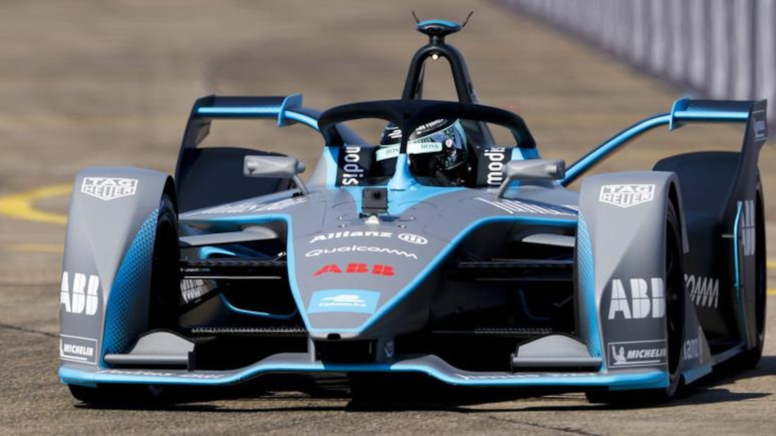 La formule E Gen 2 (de deuxième génération) aux mains de Nico Rosberg à Berlin