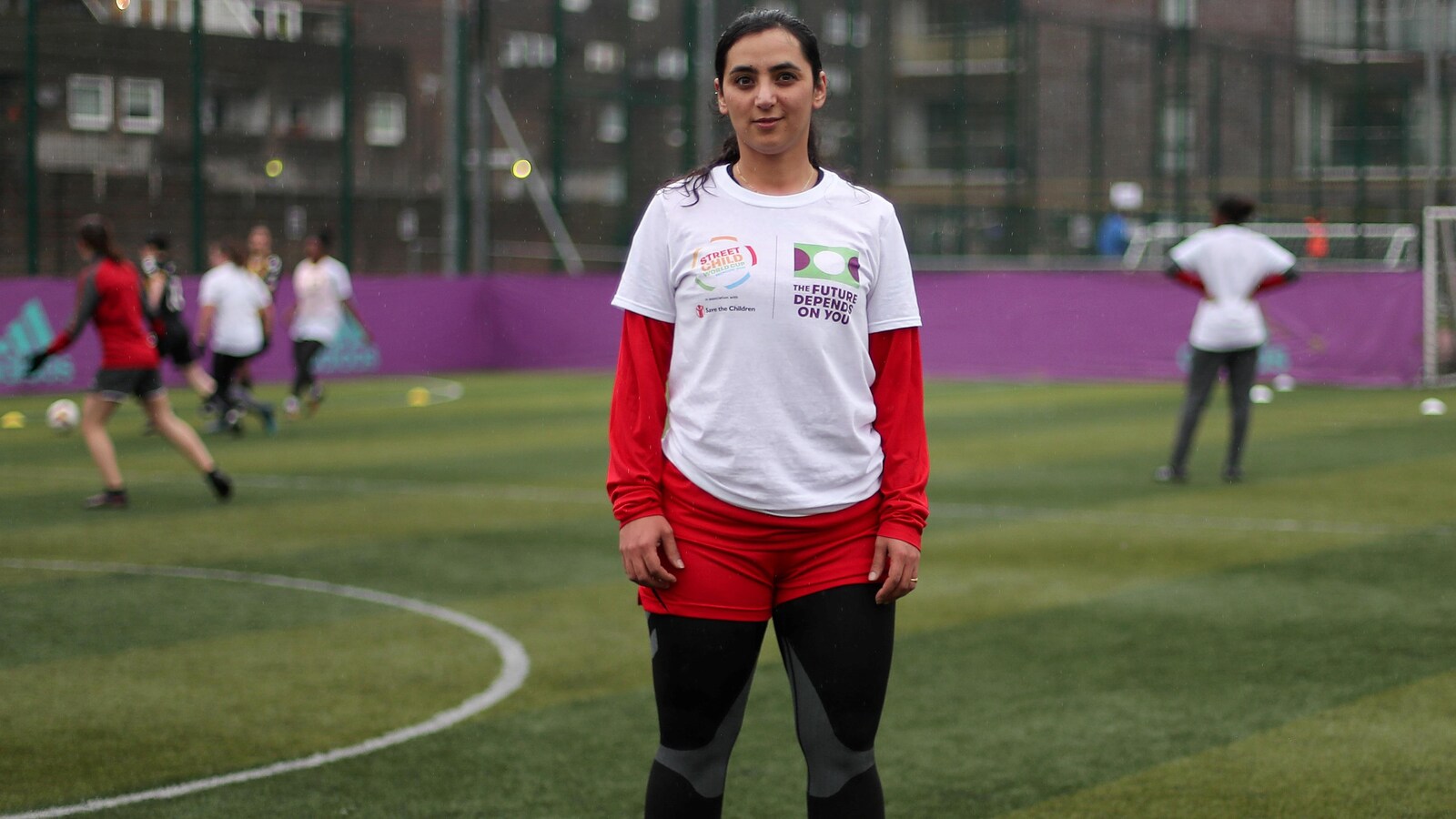 L'ex-capitaine de l'équipe nationale afghane féminine de soccer, Khalida Popal