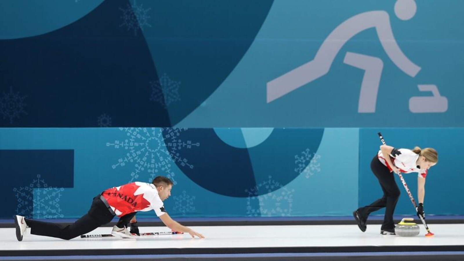 John Morris et Kaitlyn Lawes