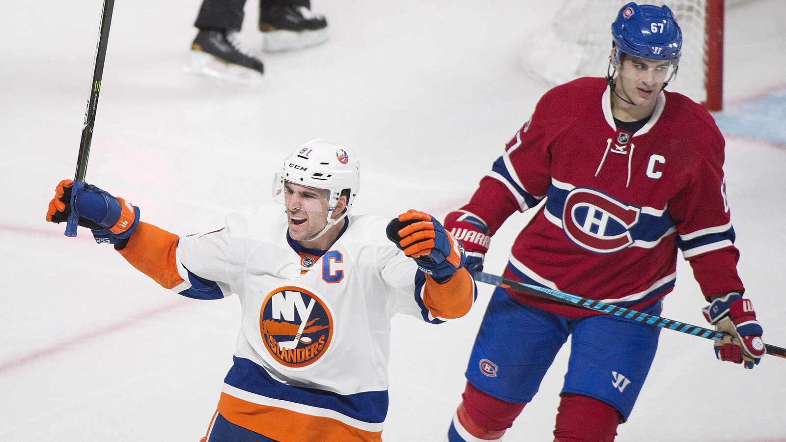 John Tavares (no 91) et Max Pacioretty (no 67)