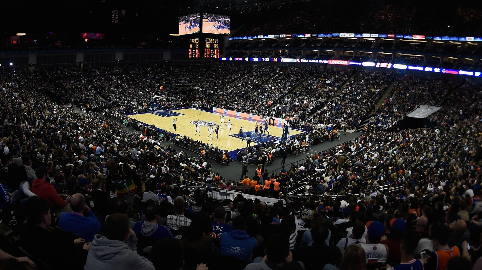 Les Knicks de New York à Londres en 2015