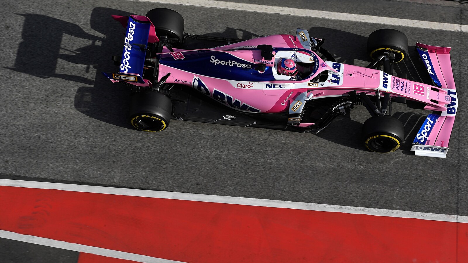 Lance Stroll à Barcelone