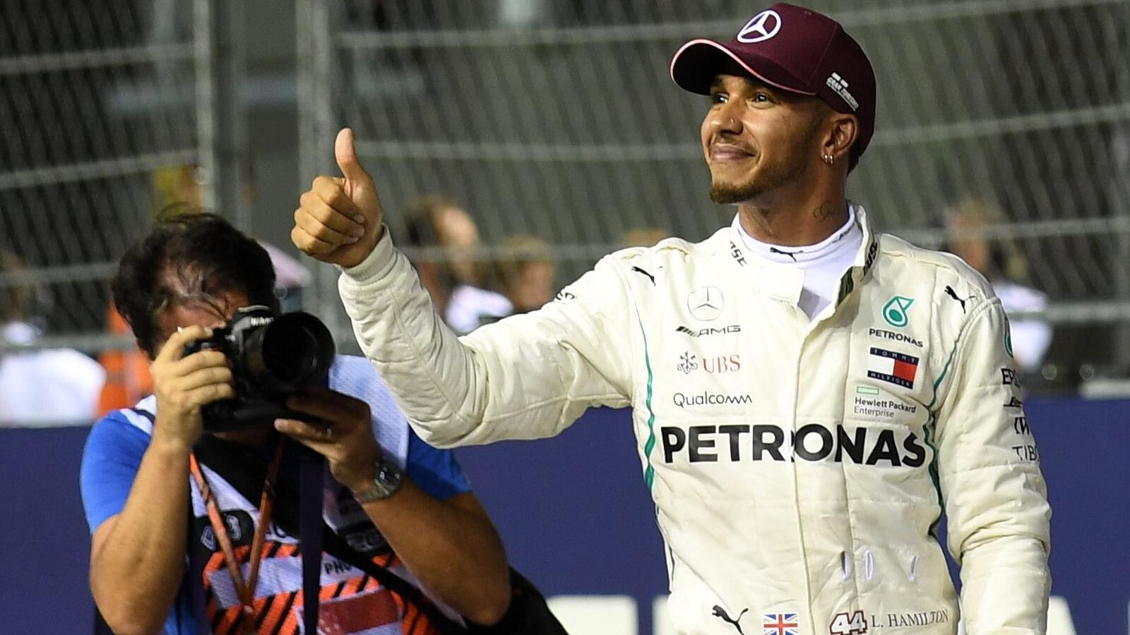 Lewis Hamilton à Singapour
