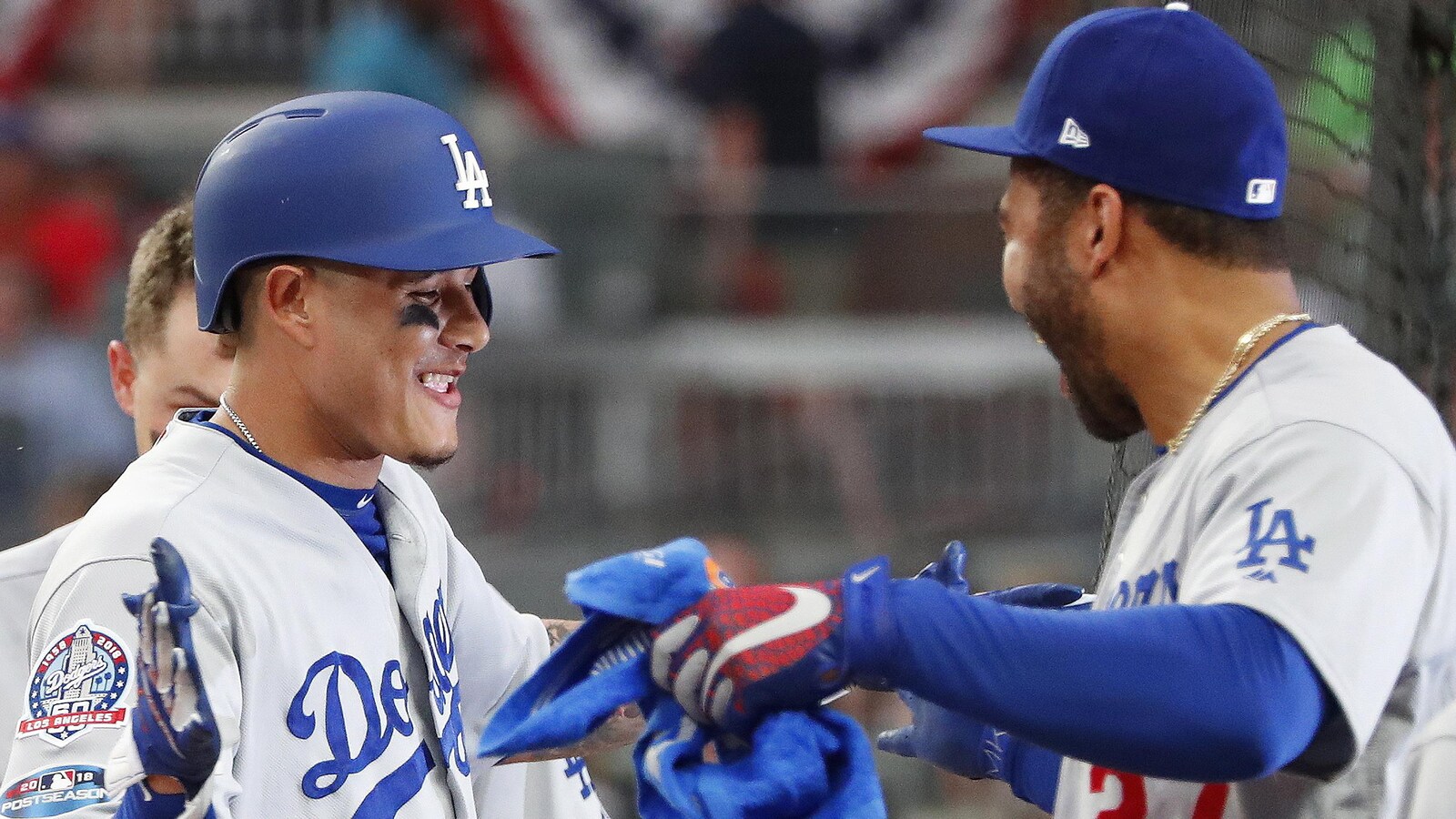 Manny Machado et Matt Kemp des Dodgers
