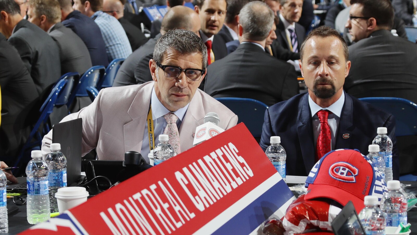 Marc Bergevin et Trevor Timmins.