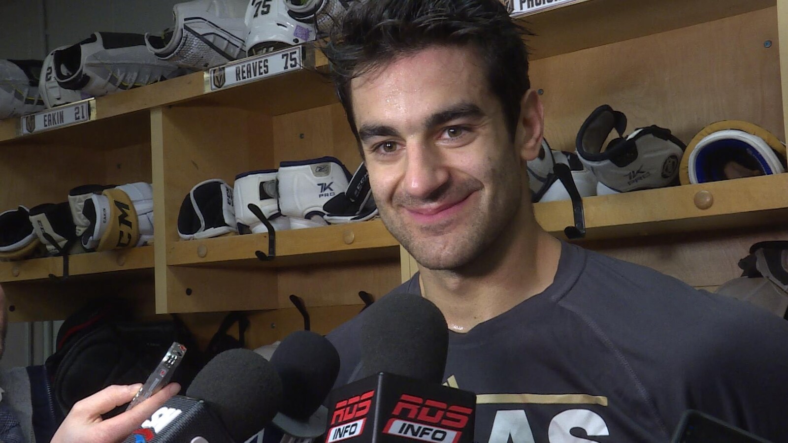 Max Pacioretty en mêlée de presse