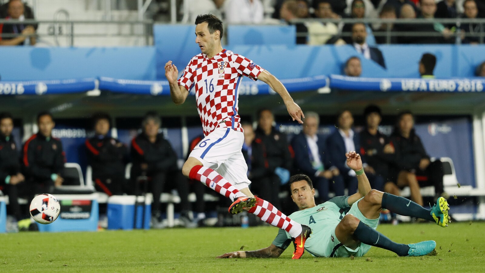L'attaquant croate Nikola Kalinic