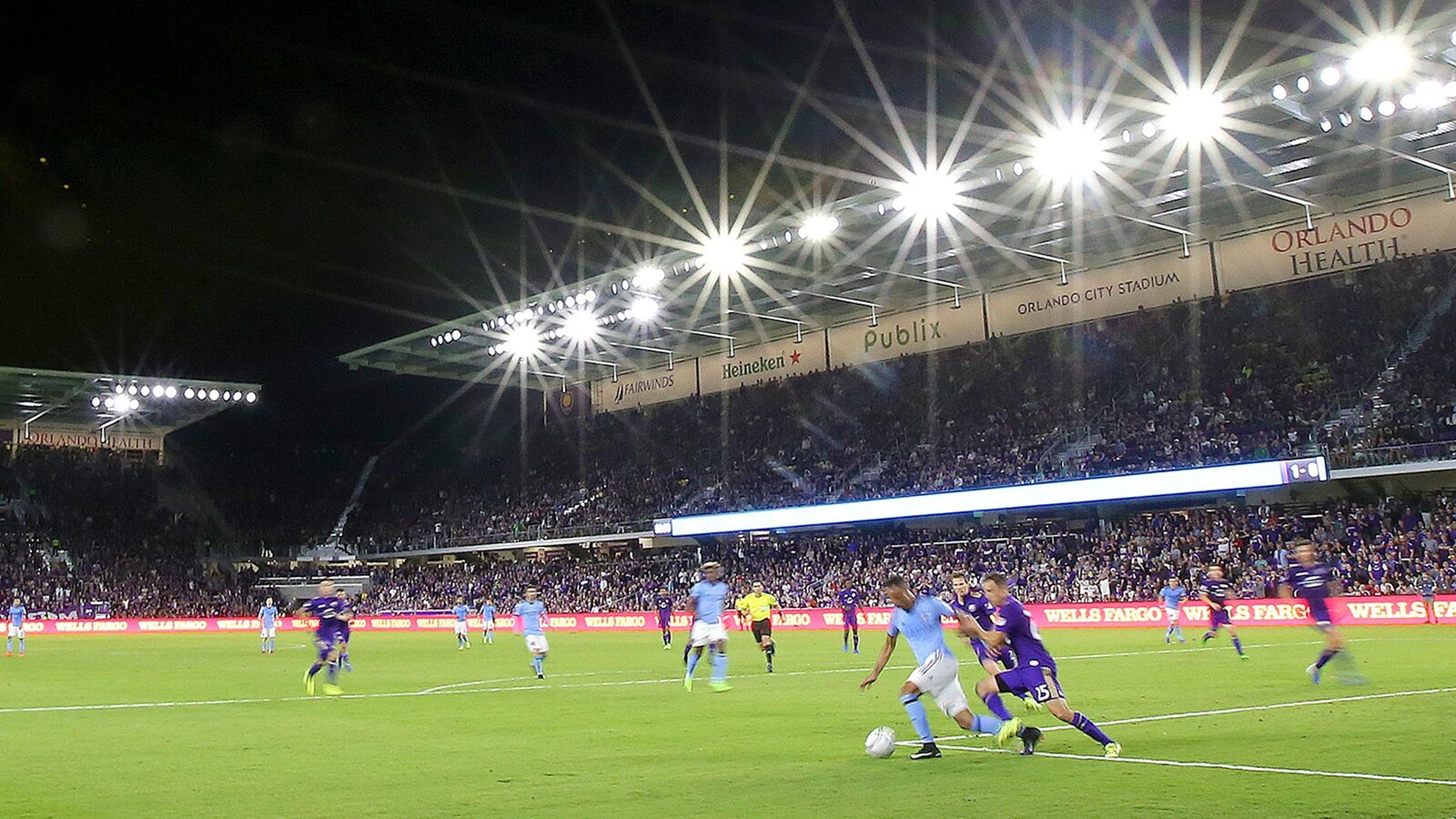 Match de la MLS au Orlando City Stadium