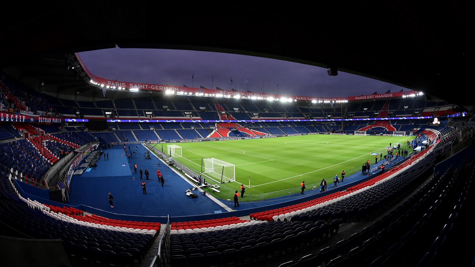 Le Parc des Princes, domicile du PSG