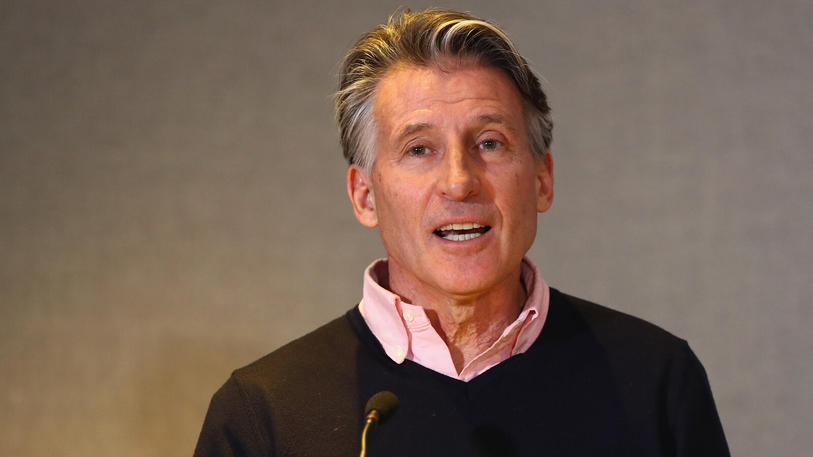 Sebastian Coe, président de la Fédération internationale d'athlétisme (IAAF)