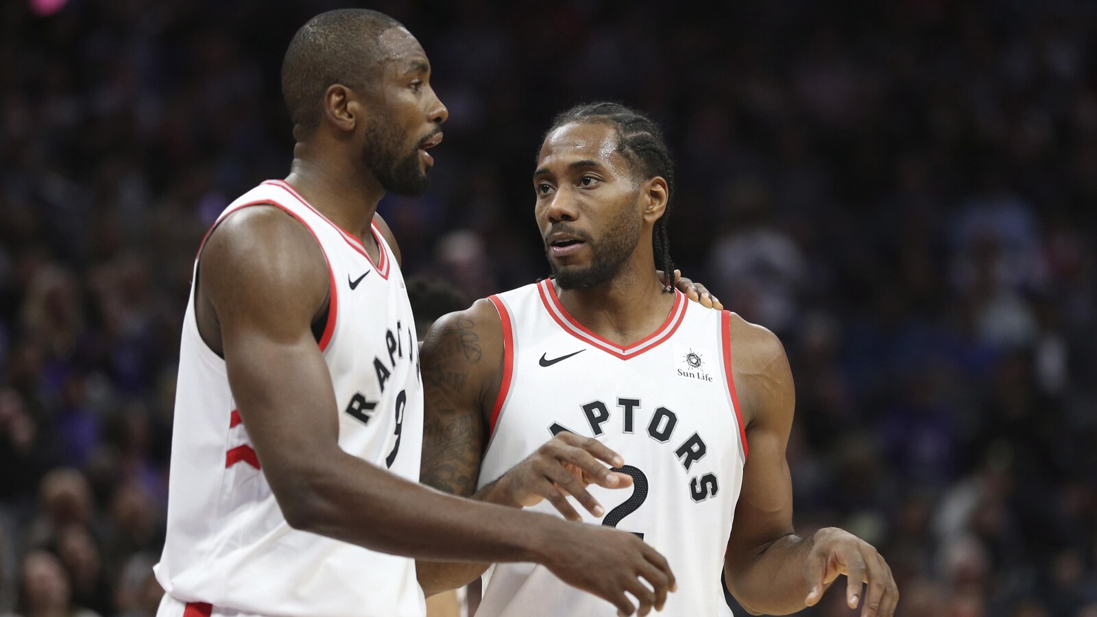 Serge Ibaka et Kawhi Leonard
