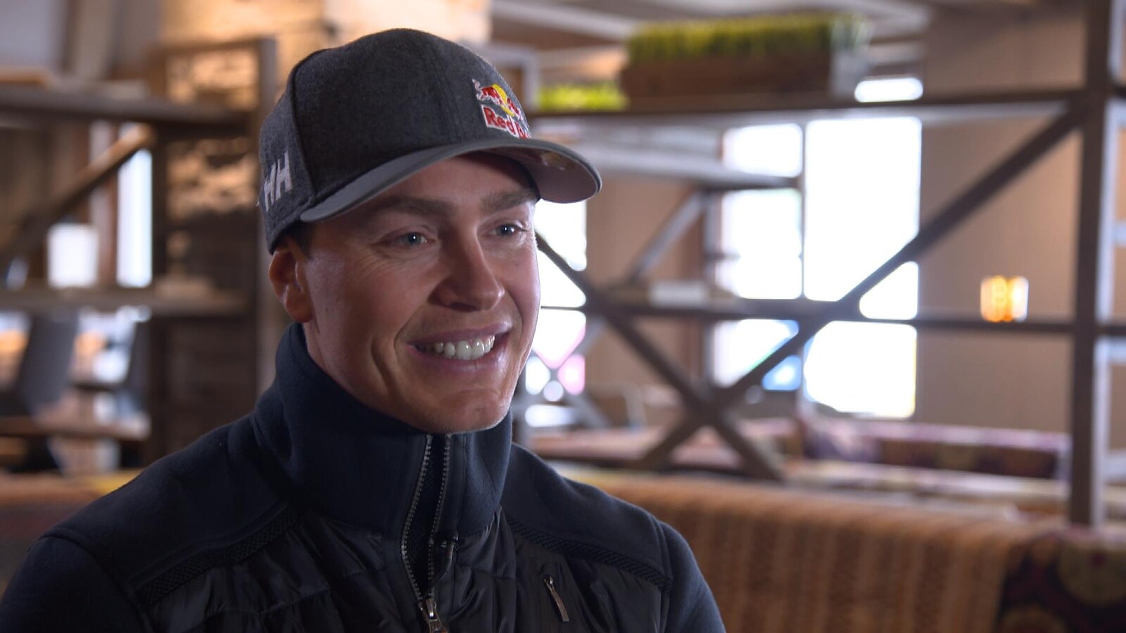 Erik Guay en entrevue avec Radio-Canada Sports