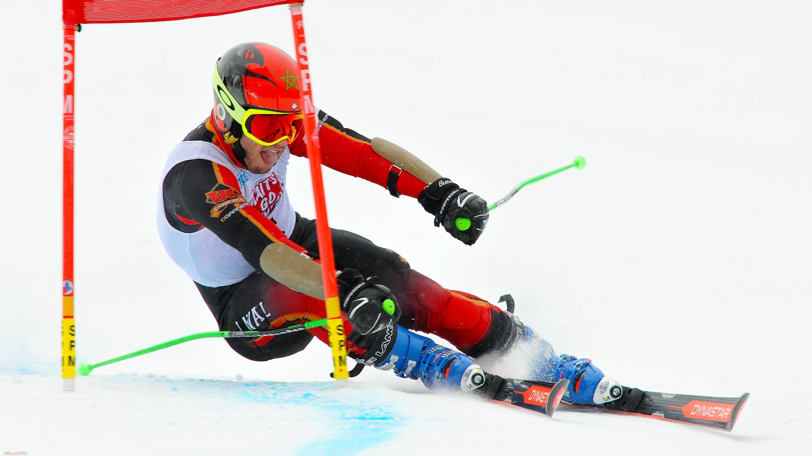 Le skieur Adam Lamhamedi du Rouge et Or de l'Université Laval