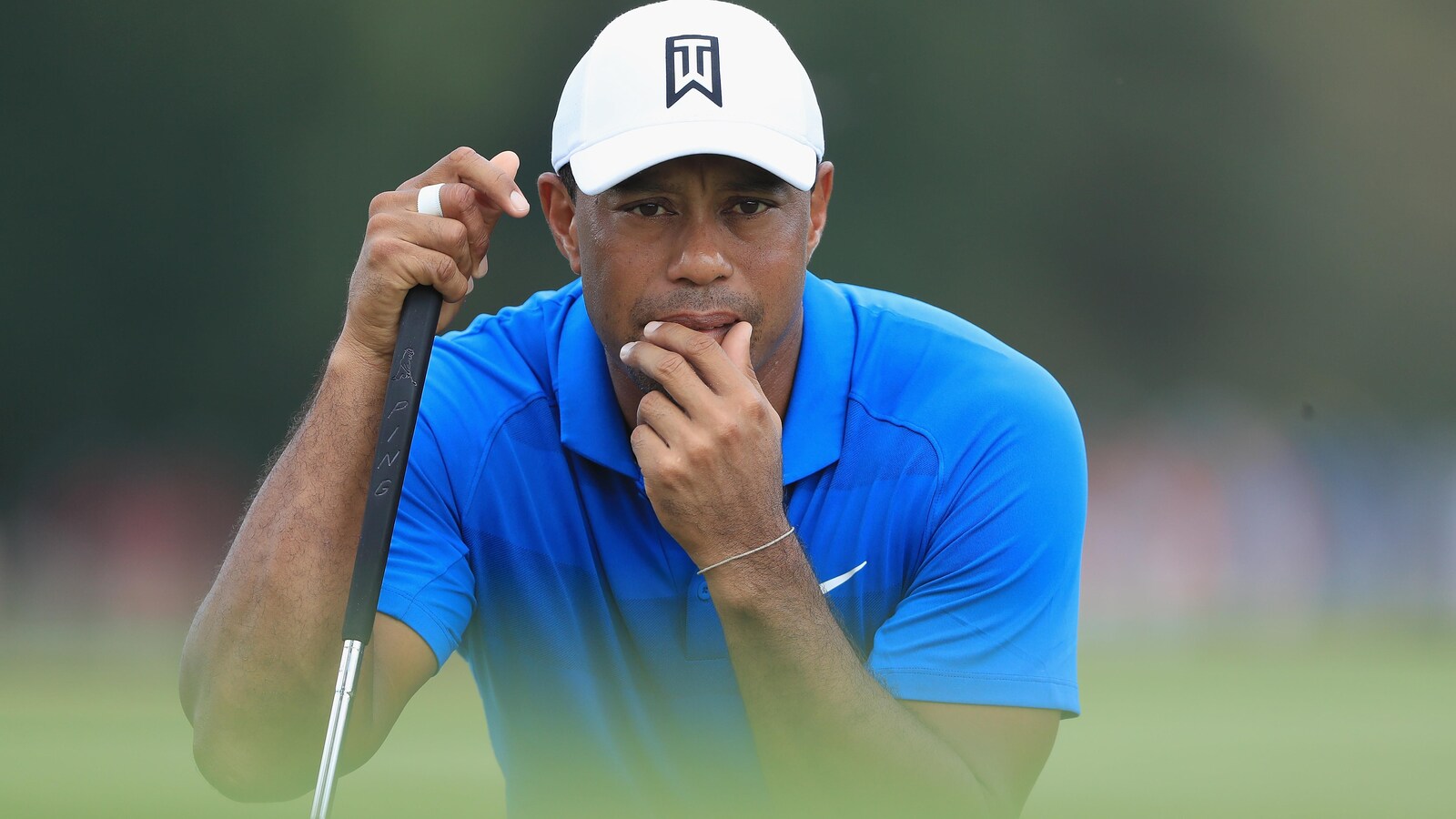 Tiger Woods lors de la troisième ronde du Championnat du circuit de la PGA
