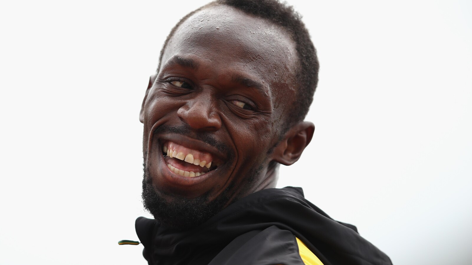 Usain Bolt à l'entraînement à Londres