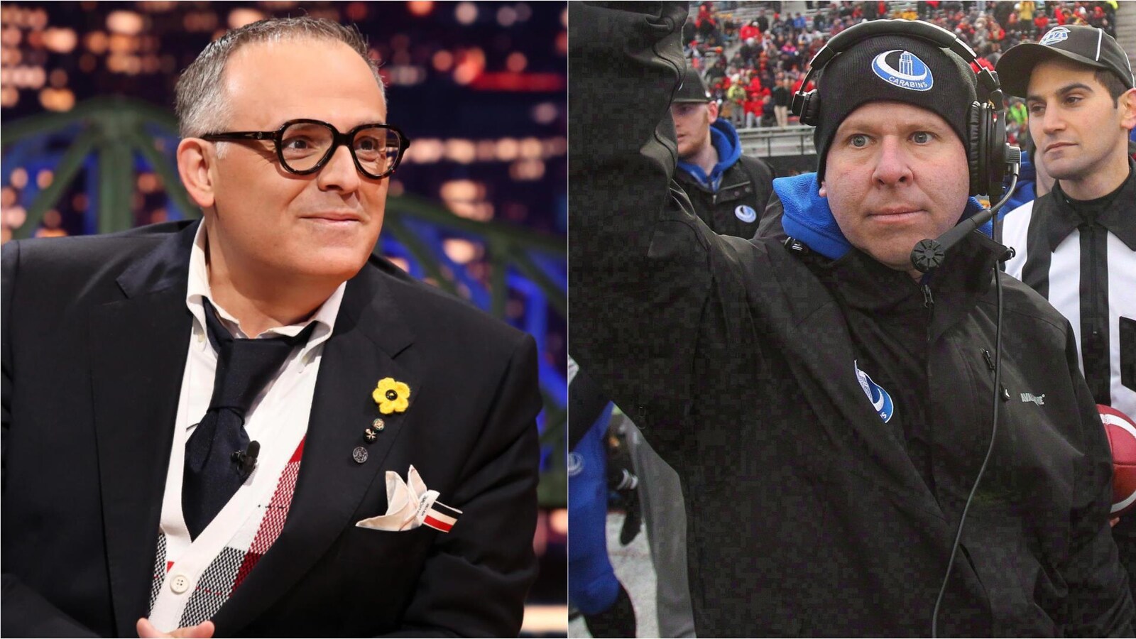 Vincent Guzzo (à gauche) et Danny Maciocia
