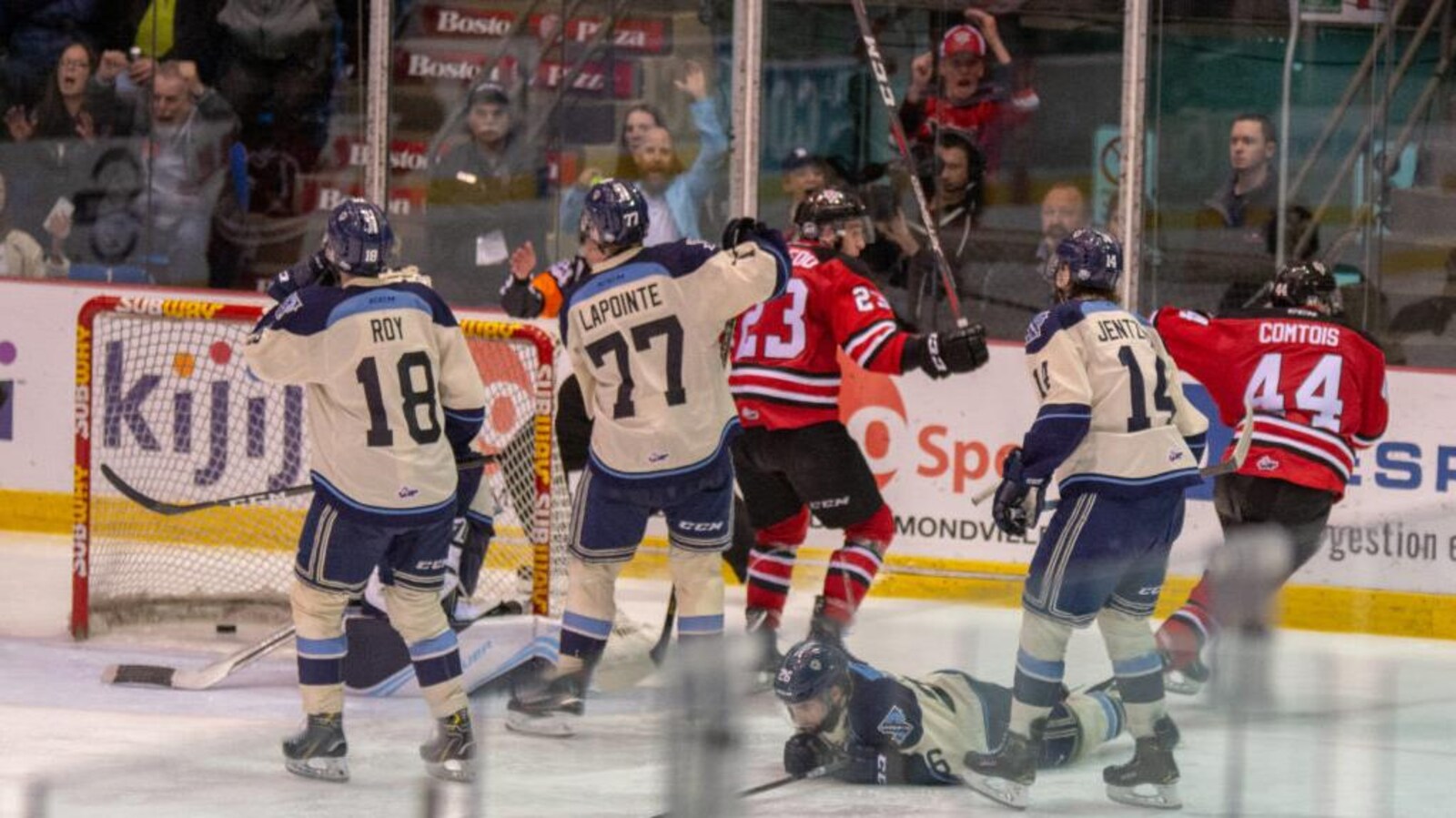Les Voltigeurs de Drummondville remportent la série contre le Phoenix de Sherbrooke et passent en demi-finale.