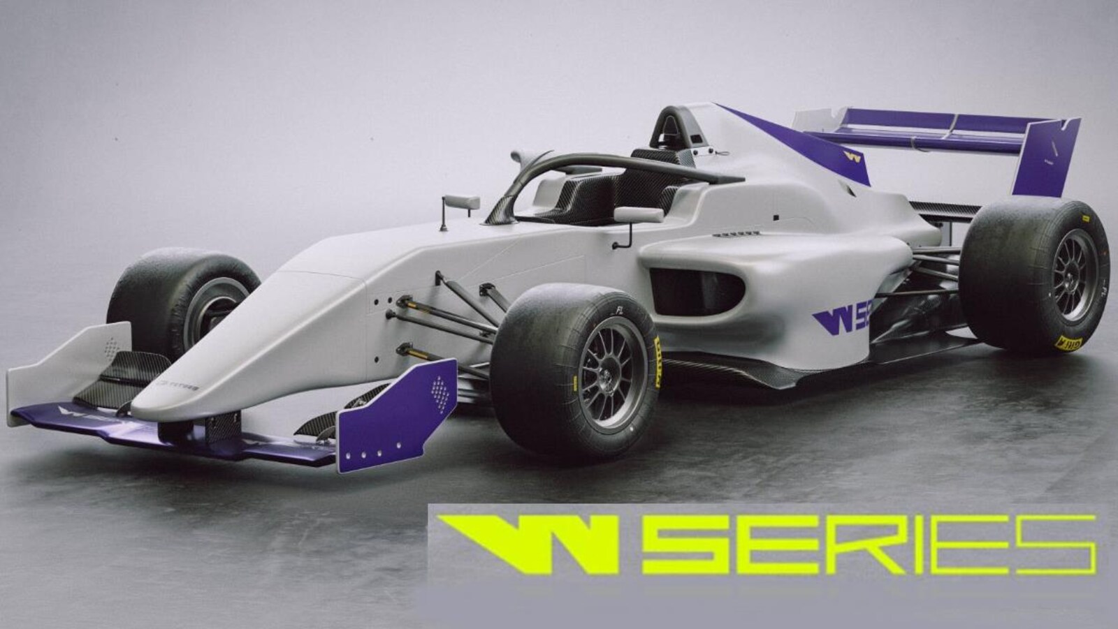 La monoplace de type F3 du constructeur italien Tatuus pour la W Series