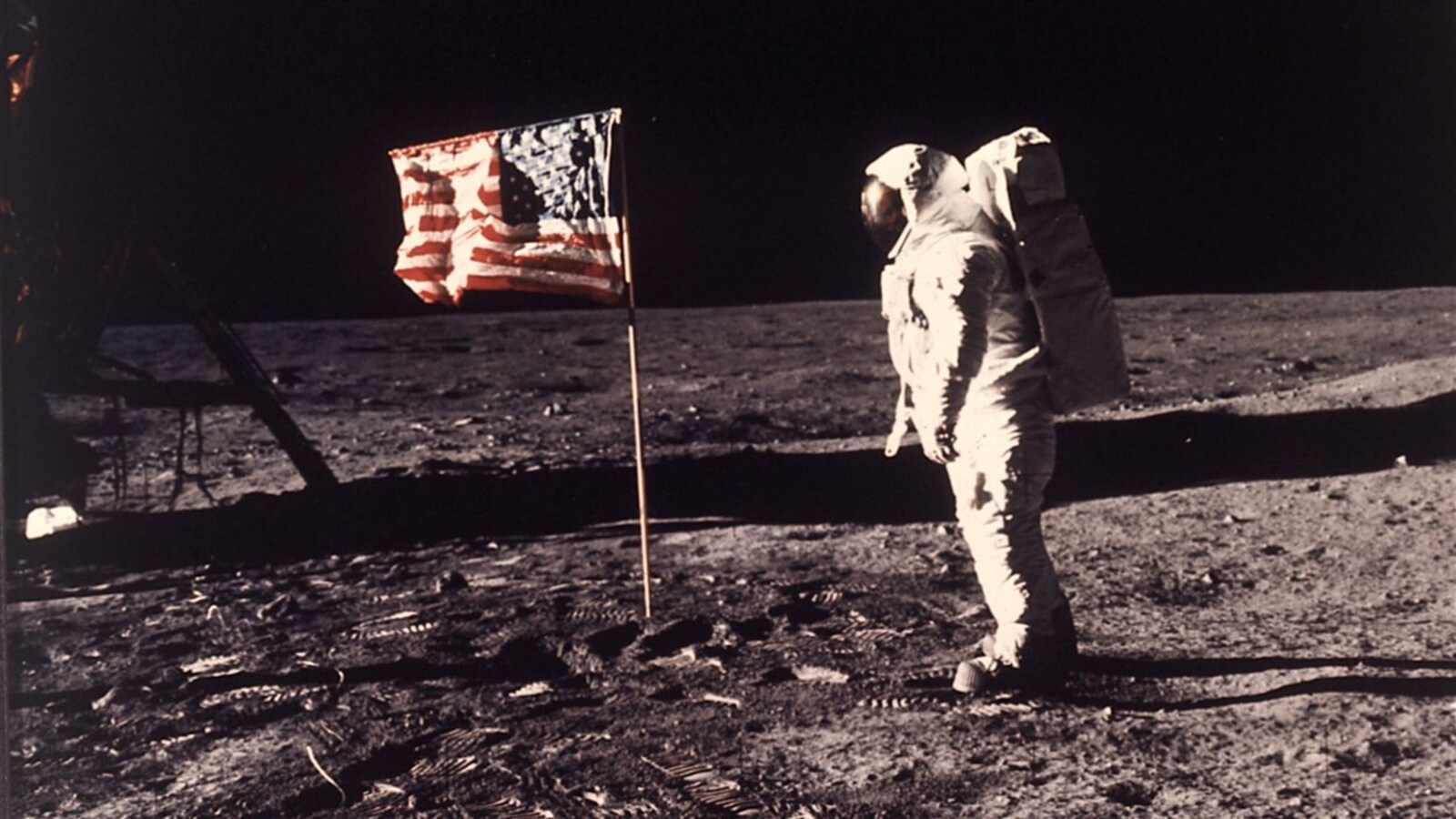 Edwin E. «Buzz» Aldrin Jr. photographié par Neil Armstrong.