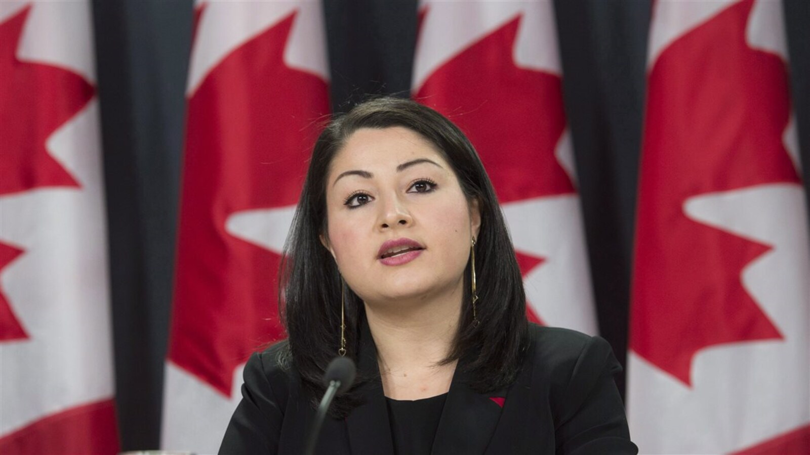 La ministre fédérale des Institutions démocratiques, Maryam Monsef