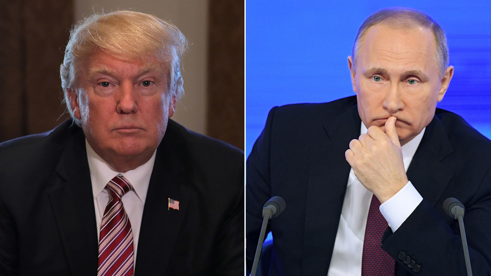Le président américain, Donald Trump, et le président russe, Vladimir Poutine