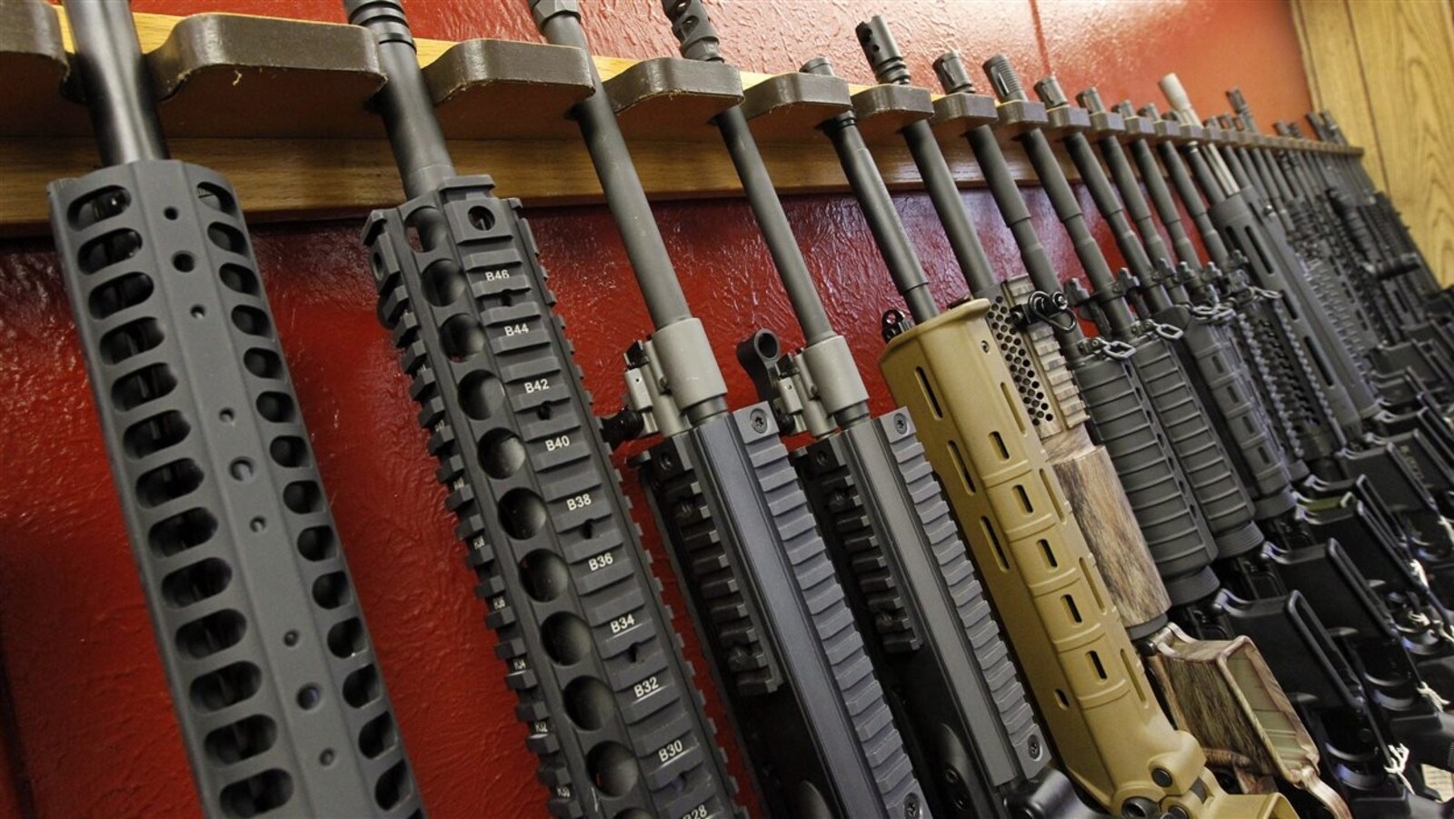 Quelques fusils AR-15