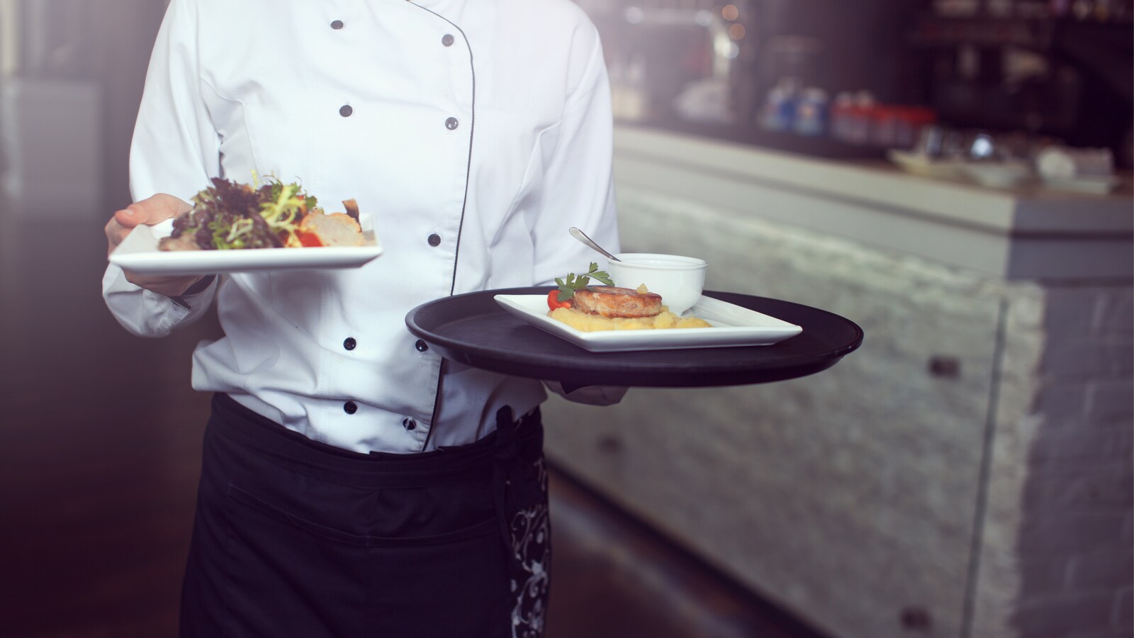 Un serveur dans un restaurant