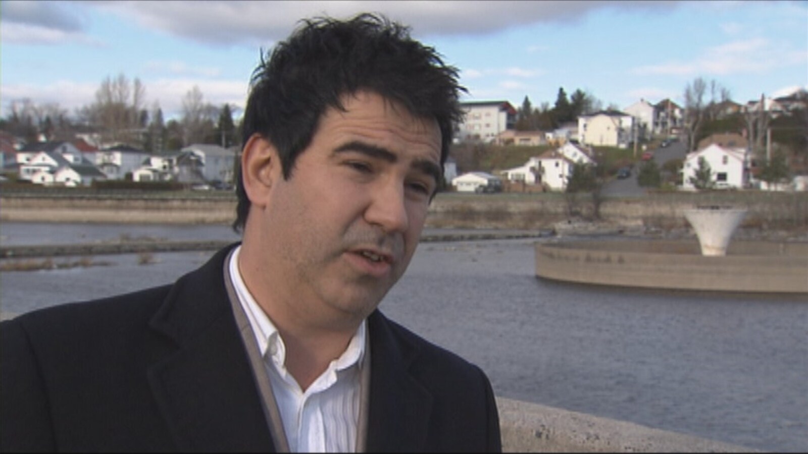 Le maire de Desbiens, Nicolas Martel